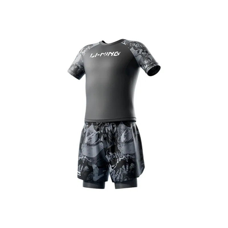 LiNing Swimming Shorts Men's Black-126