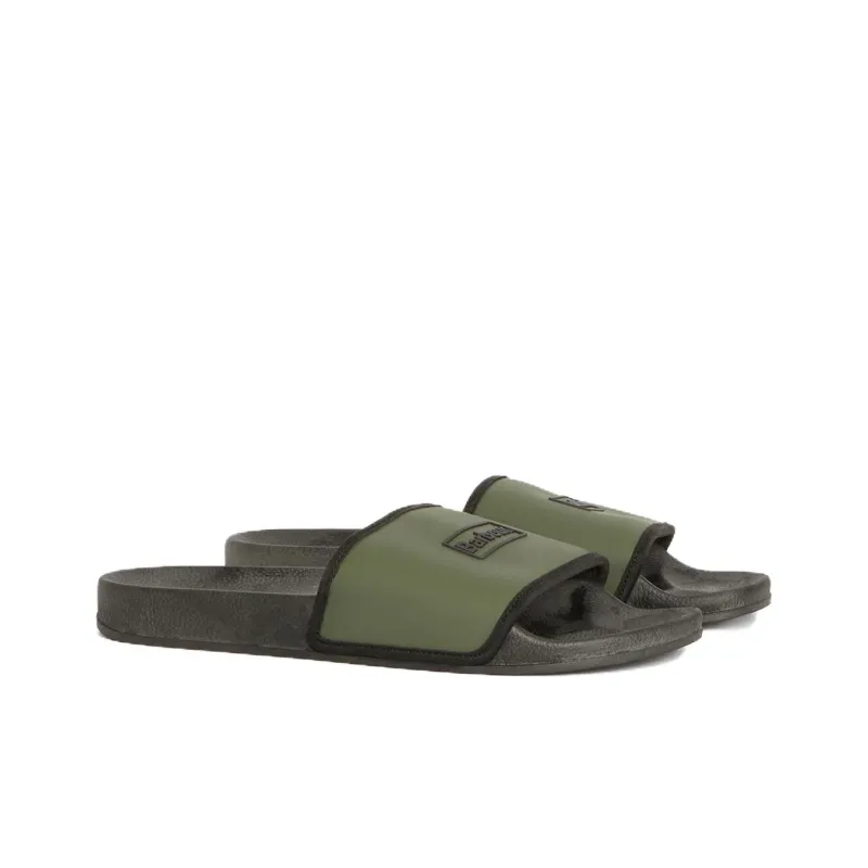 BARBOUR Slide Slippers Men's Green-2
