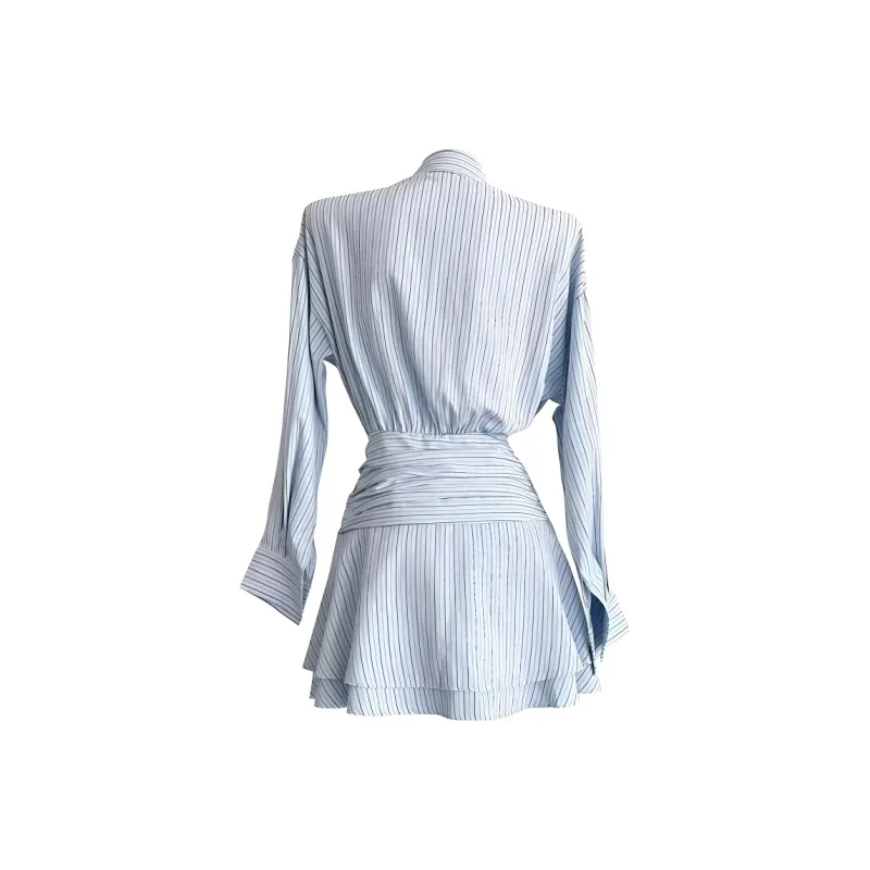 CZMO Long Sleeved Dress Women's Blue-1