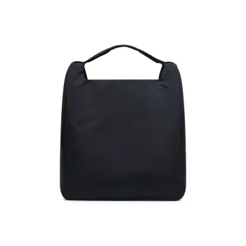 Nice Rice Fabric One Shoulder Handbag Unisex Black/Coffee