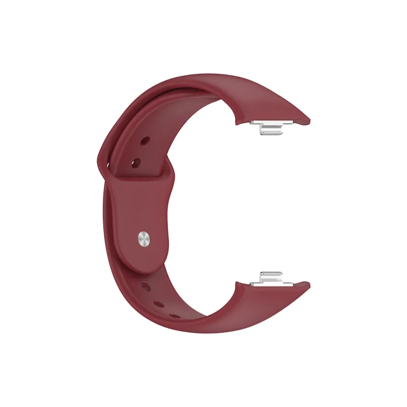 STEWPIGO Xiaomi Red Beige Compatibility Watch Band 226mm Silicone Material-10