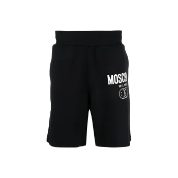 MOSCHINO Logo Printed Bermuda Shorts