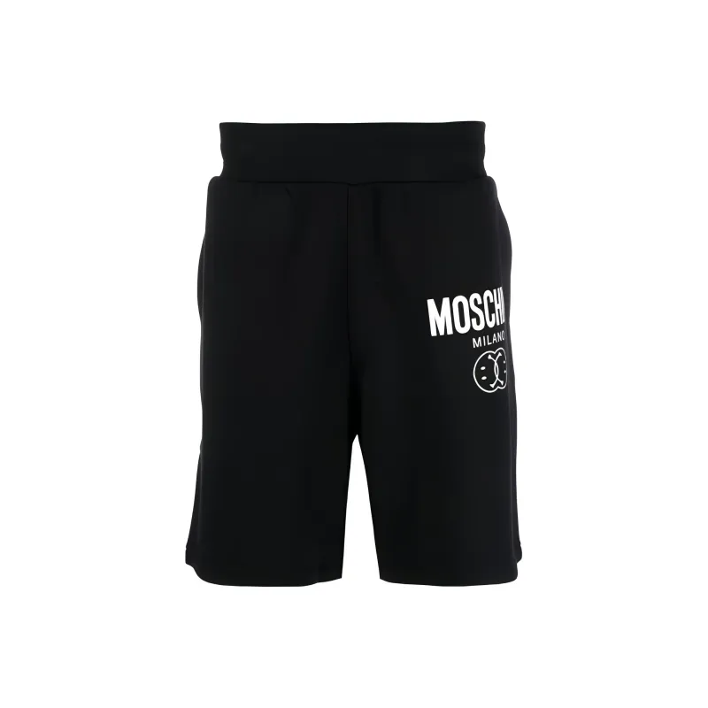 MOSCHINO Logo Printed Bermuda Shorts-0