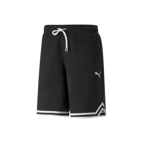PUMA Mix Badge Bomber Jac Casual Shorts Men Black