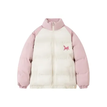 Suamoment Winter Cute Cartoon Thickened Thermal Coat Unisex
