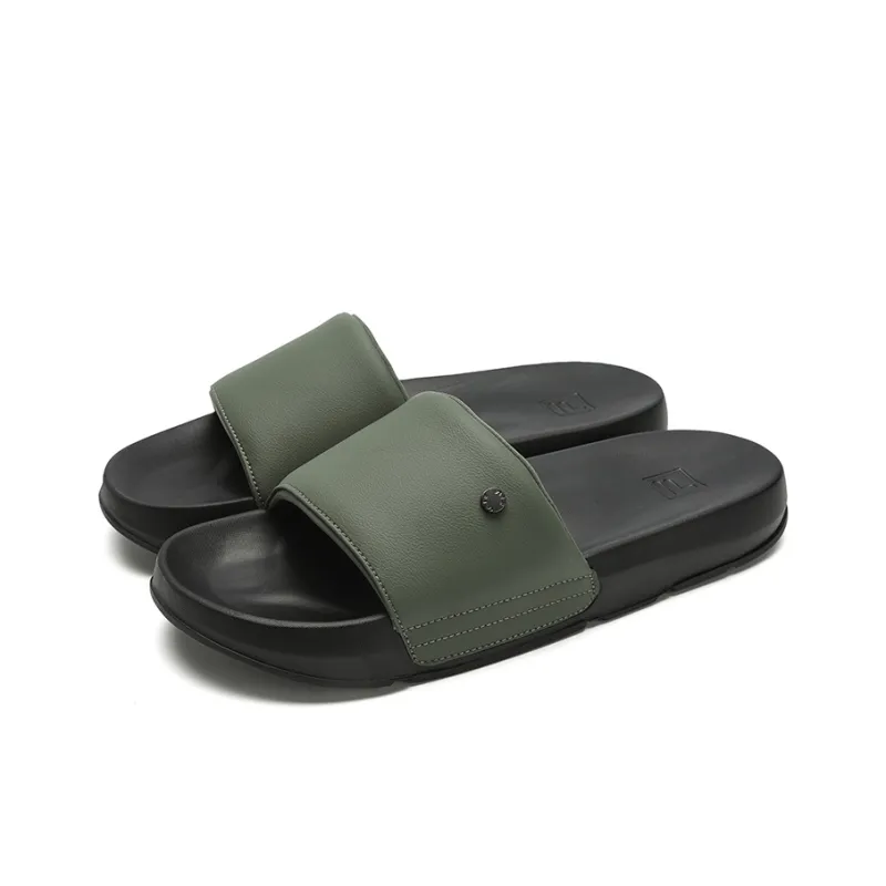 FILA DRIFTER 2 Slip Resistant Slide Slippers Men's Dark Lichen Green Color-2