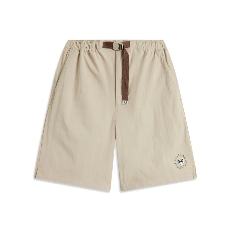 LiNing Sports Life Collection Casual Shorts Men's Oxford Umber-0