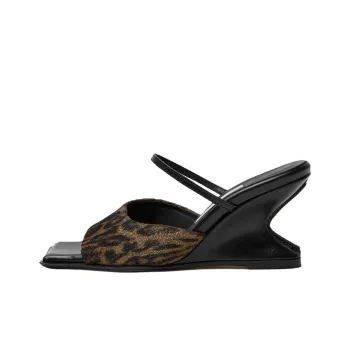 MIISTA Slide Slippers 6.5cm Women's Brown
