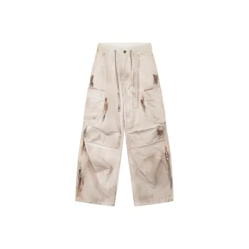 Voguo Relay Casual Pants Unisex Dirty White