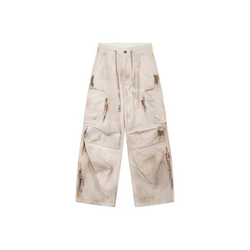 Voguo Relay Casual Pants Unisex Dirty White-0