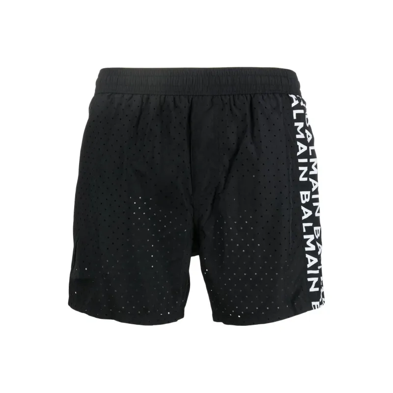BALMAIN Casual Shorts Men Black-0