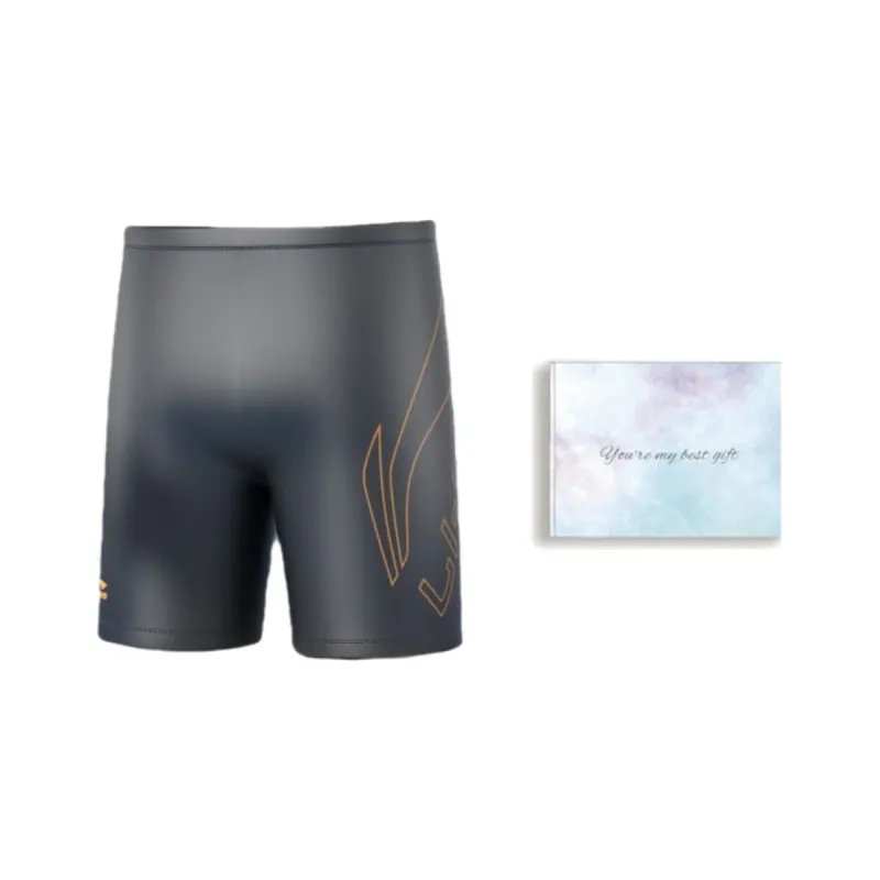 LiNing Swimming Shorts Men's Black-329