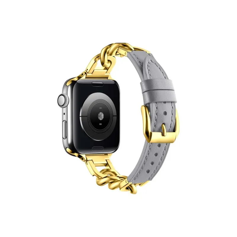 ZHENGGUANG Watch Band Apple Compatibility Genuine Leather Material-33