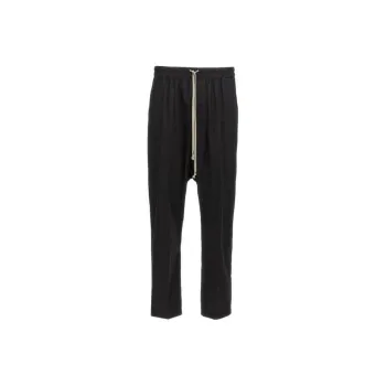 RICK OWENS Hollywood Drawstring Slim Long Pants