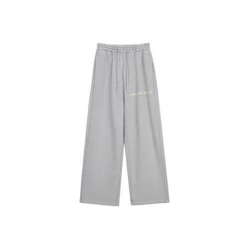 VANN VALRENCÉ Casual Pants Unisex Smoke Gray
