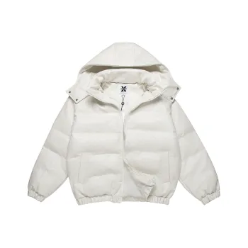 ED HARDY X Puffer Jacket Unisex White