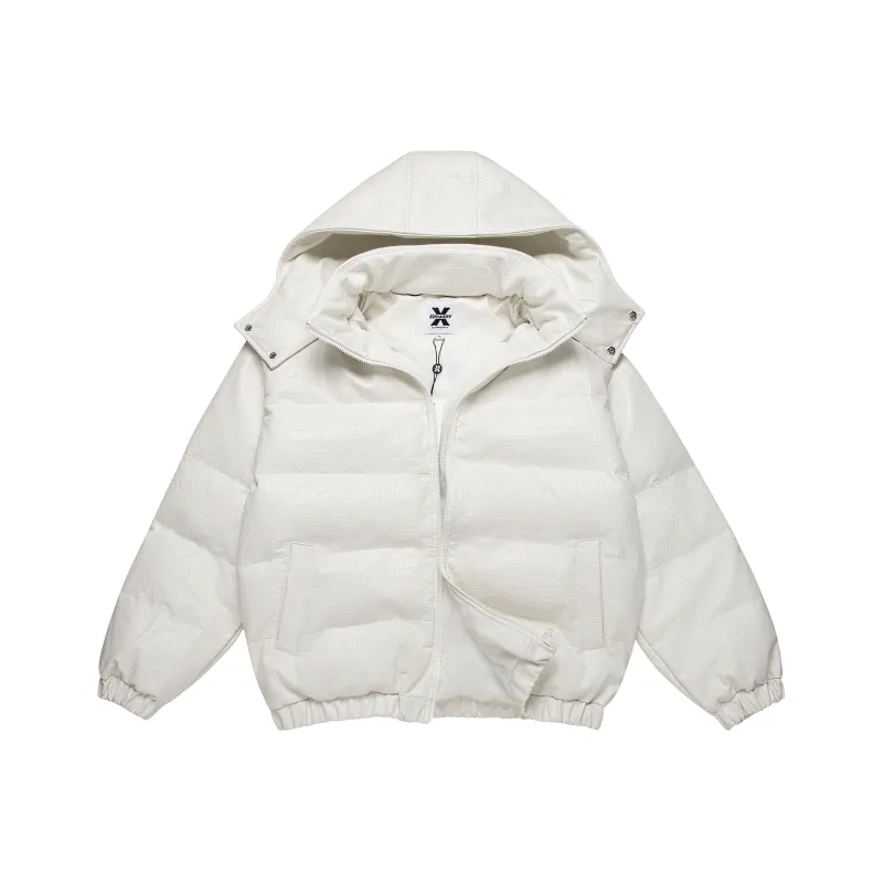 ED HARDY X Puffer Jacket Unisex White-0