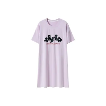 FENTENGCARE Nightgown Women's Violet
