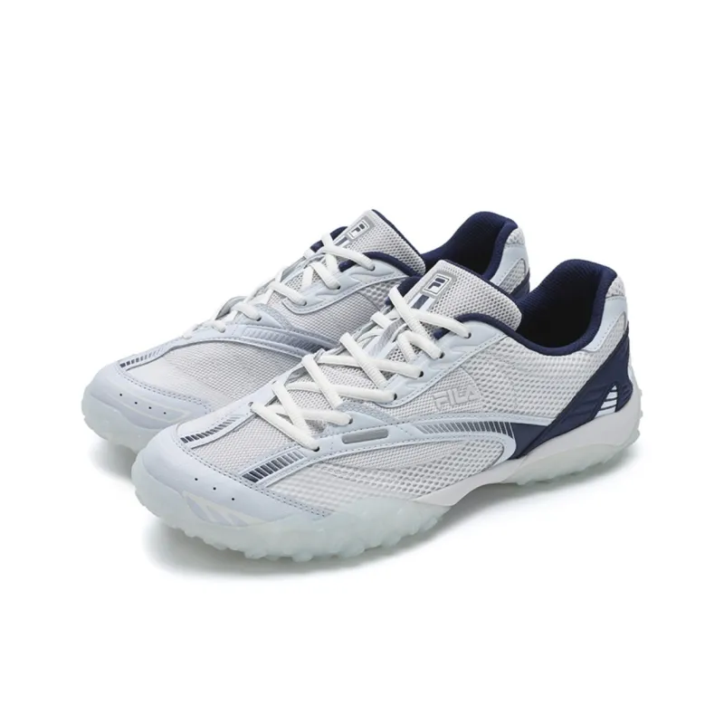 FILA ECHAPPE Slip Resistant, Abrasion Resistant, Breathable Low Top Casual Shoes Men's Gray Blue-2