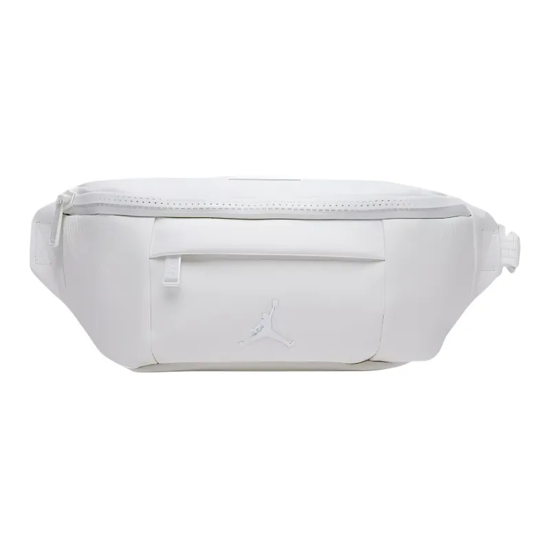 Jordan Synthetic Leather Fanny Pack Regular Unisex White-0