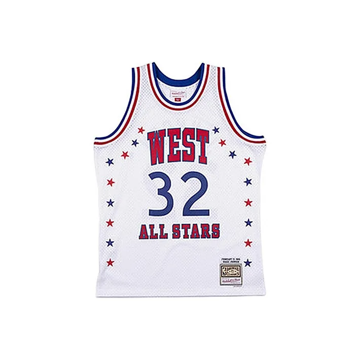 Mitchell Ness Basketball Jerseys Unisex White-0