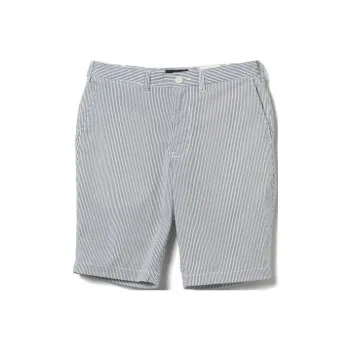 Beams Casual Shorts Men Blue With White Lettering