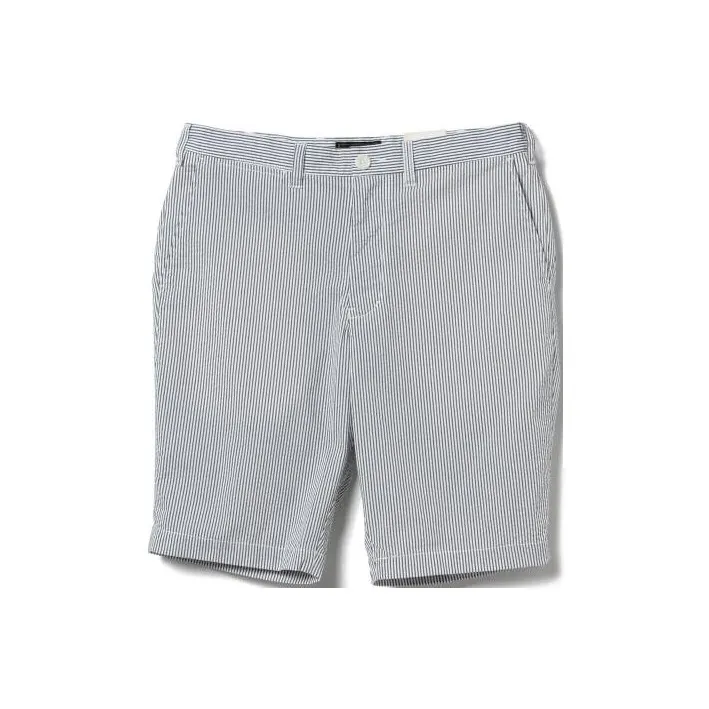 Beams Casual Shorts Men Blue With White Lettering-0