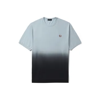 FRED PERRY Ombre T Shirt T Shirt Men's Blue