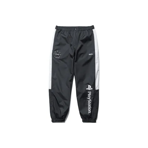 Playstation X F.C Real Bristol PlayStation Co-brand Casual Pants Unisex Black