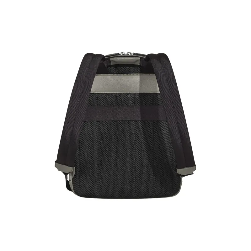 MONTBLANC Leather Backpack Medium Size Unisex Medium Gray-2