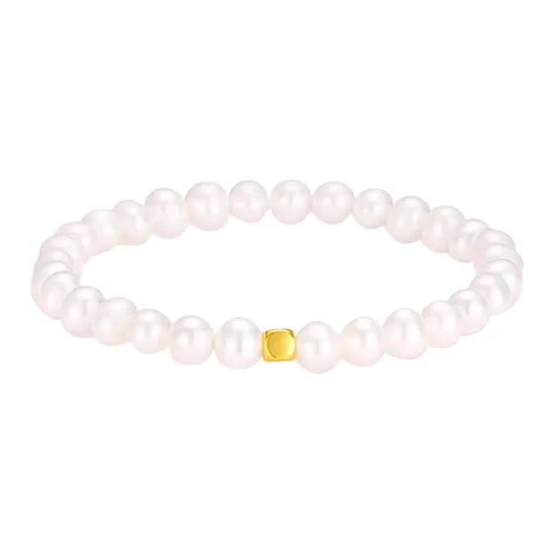 CHINA GOLD Pearl Bracelets Women's-0