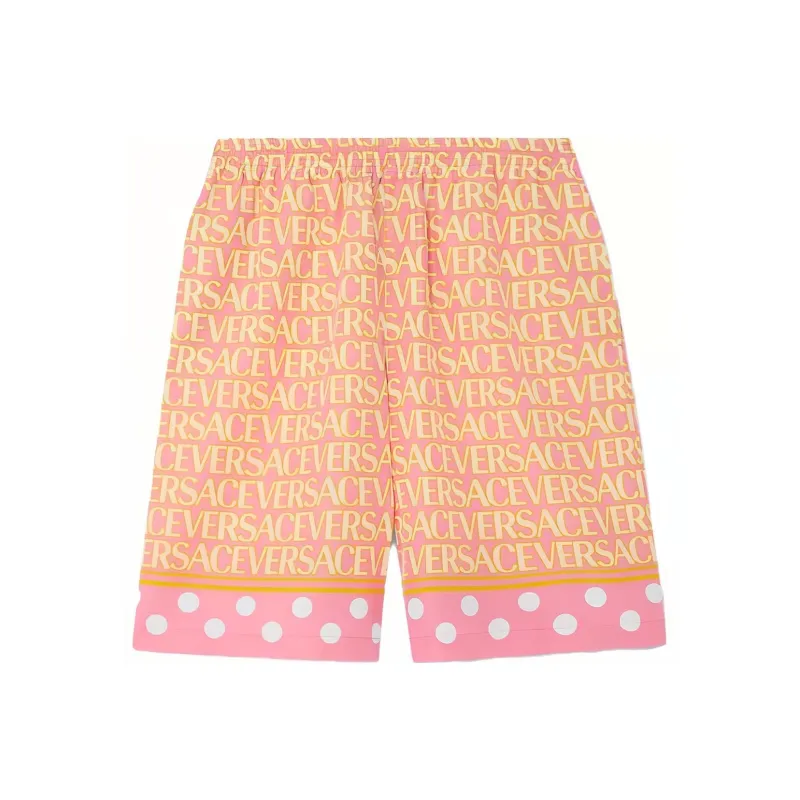 VERSACE Casual Shorts Men Pink-0