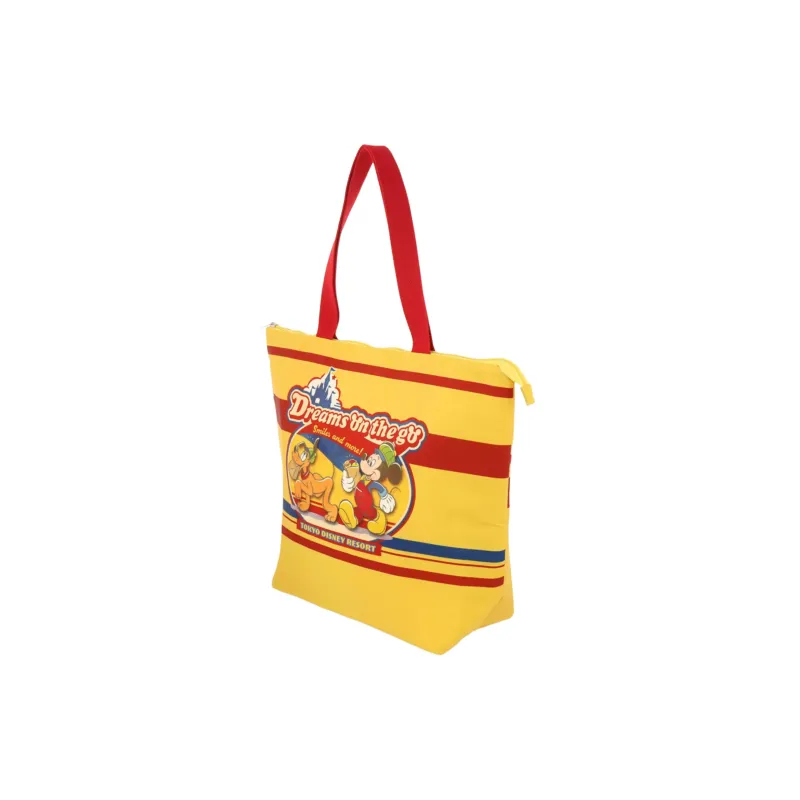 Disney Polyester Handbag Unisex Yellow & Red-1