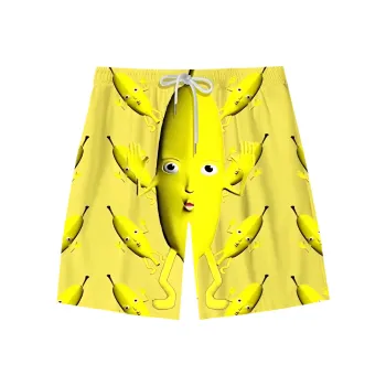 Bubble Trap Casual Shorts Unisex Yellow