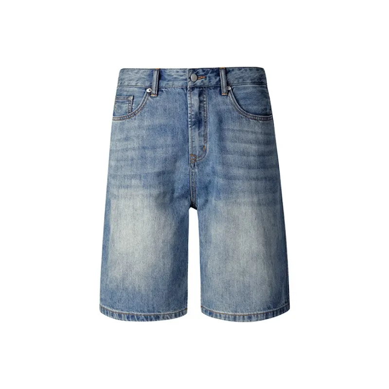 GTRG Denim Shorts Unisex Light Blue-0