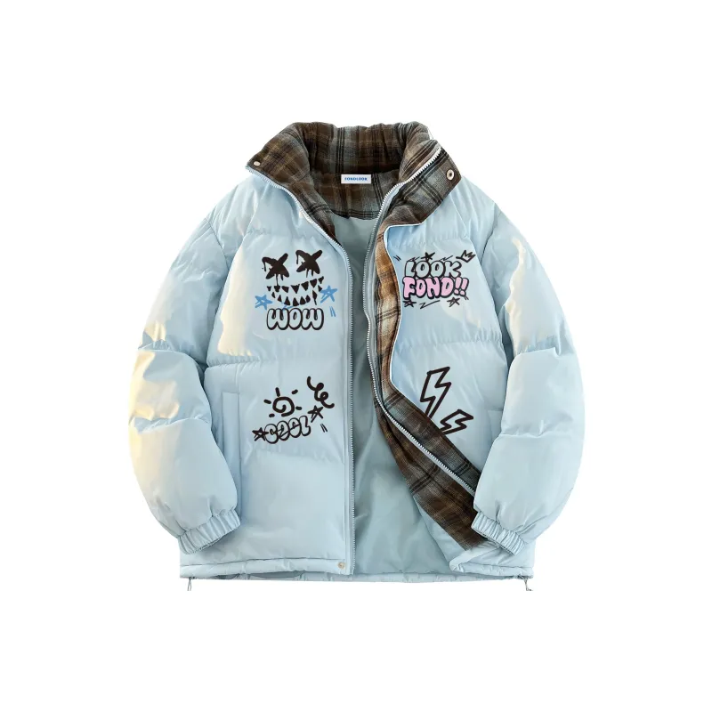 FONDLOOK Puffer Jackets Unisex-10