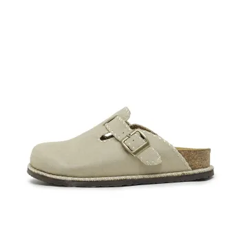 Mulinsen Cork Sole Abrasion Resistant Slip Resistant Closed Toe Slippers Unisex
