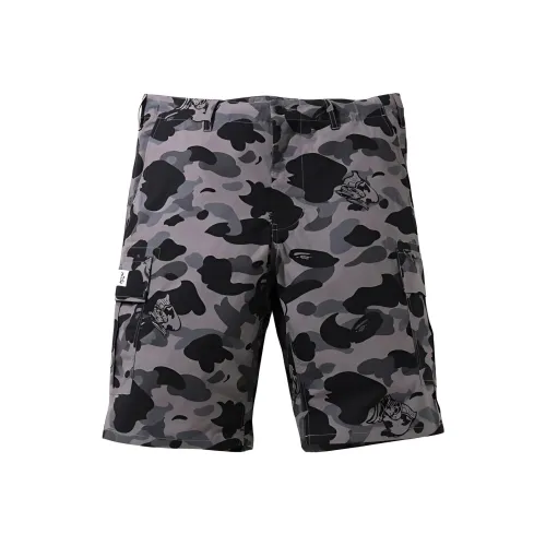 A BATHING APE Casual Shorts Men Gray