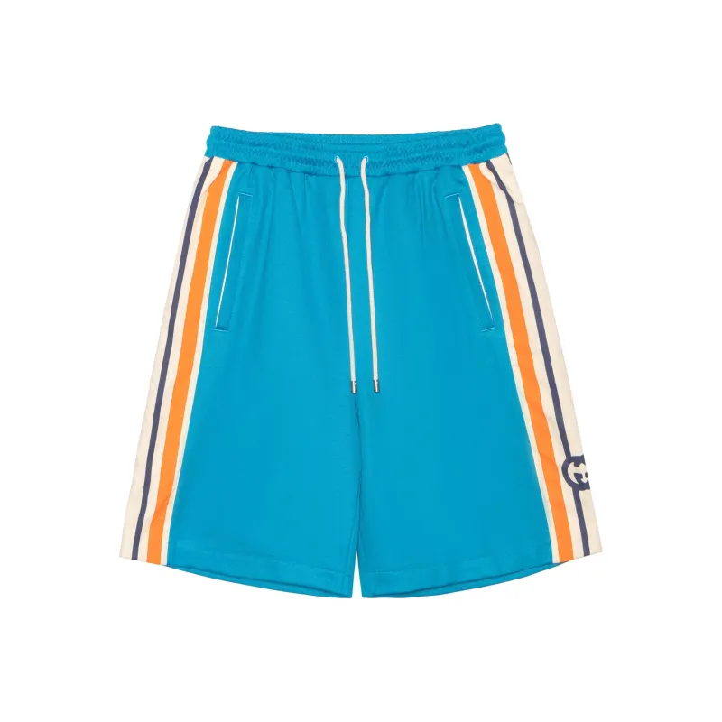 GUCCI Interlocking G Technical Jersey Shorts-0