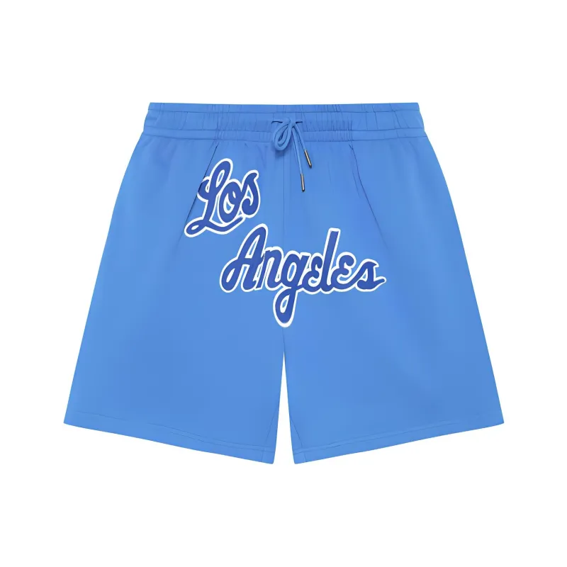 Mitchell Ness Casual Shorts Unisex Blue-0