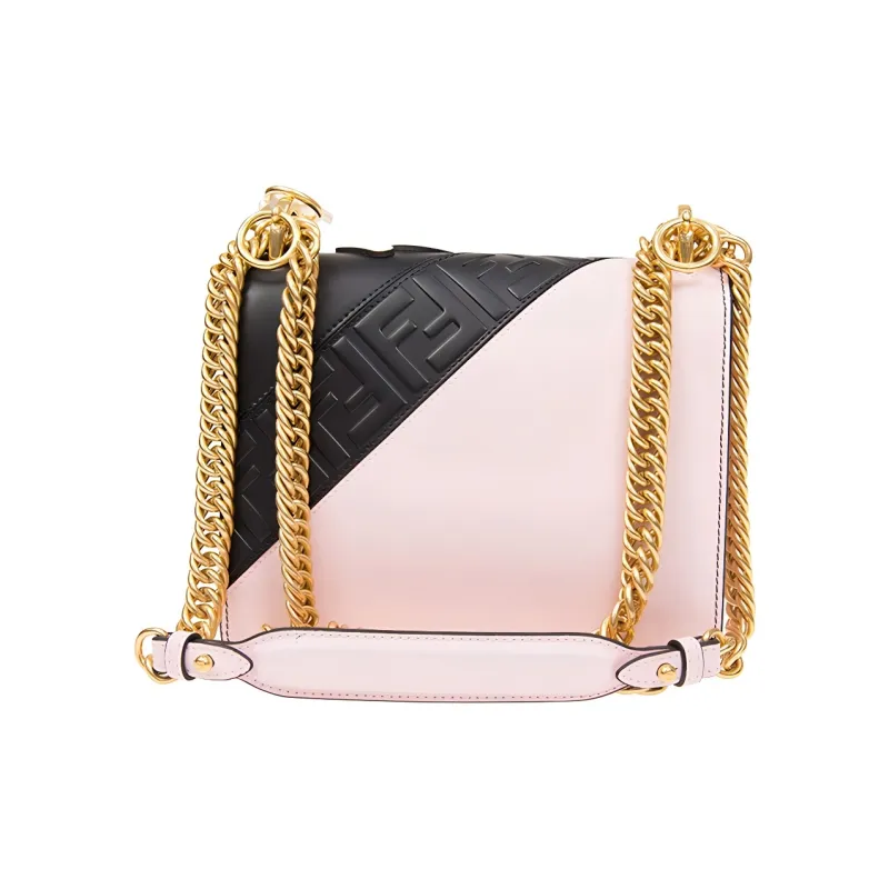 FENDI FILA Collaboration Cow Leather Crossbody Bag, Shoulder Bag Trumpets Women's Multicolor-3