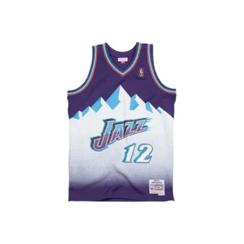 Mitchell Ness 'Utah Jazz Road 1996 97 John Stockton' Swingman Jersey