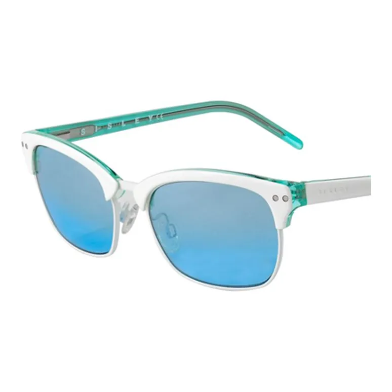XISILI Acetate Oval Sunglasses Women's White-1