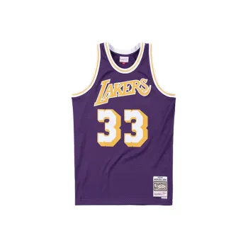 Mitchell Ness Los Angeles Lakers Away 1983 84 Kareem Abdul Jabbar Swingman Jersey