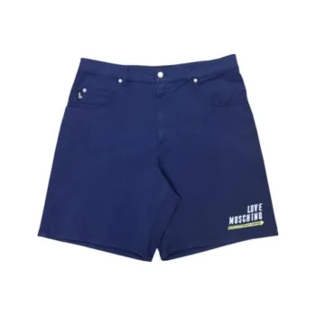 LOVE MOSCHINO Casual Shorts Men Sky Blue