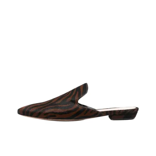GIANVITO ROSSI Zebra print Slippers Women's