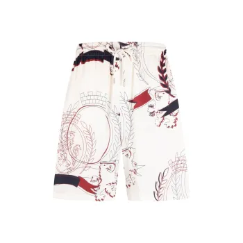 Tommy Hilfiger Casual Shorts Men's White Print