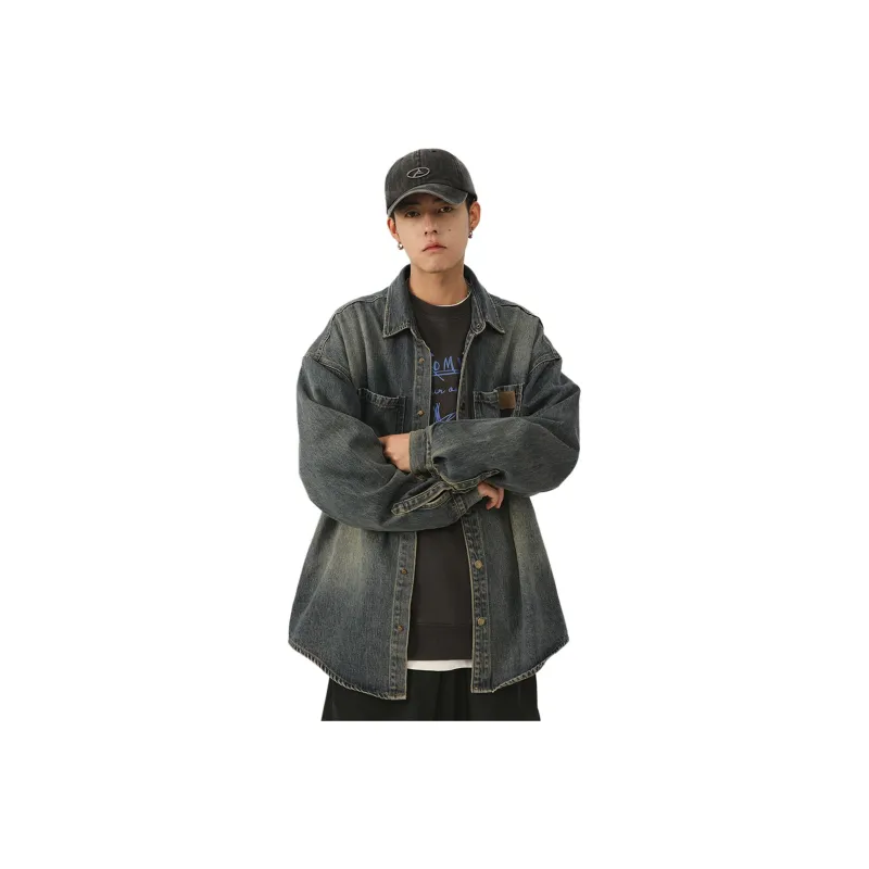 Pirkadat Denim Jacket Unisex Blue-0