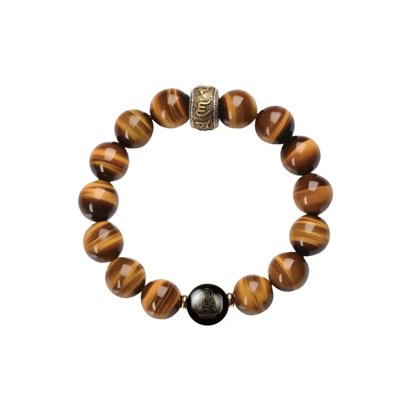 Yi Mingju Tiger's Eye Stone Bracelets Unisex-11