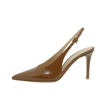 GIANVITO ROSSI Slim Heel High Heels 8.5cm Women's Camel